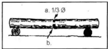 a. 1/3 Ø b.