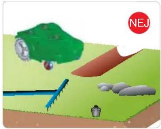 Rende til nedlægning af kantledning min. 70 cm / 27,56 tommer) min. 70 cm / 27,56 tommer) 24 v