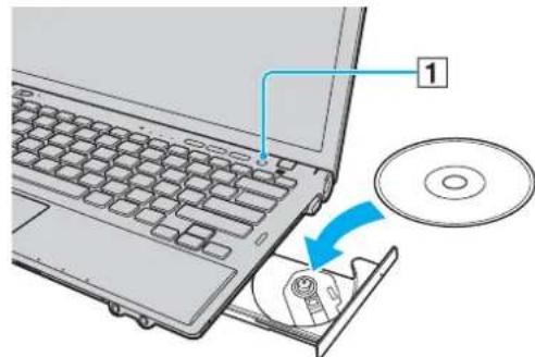 SONY Vaio VPCZ12X9E - Brug af det optiske diskdrev - 1
