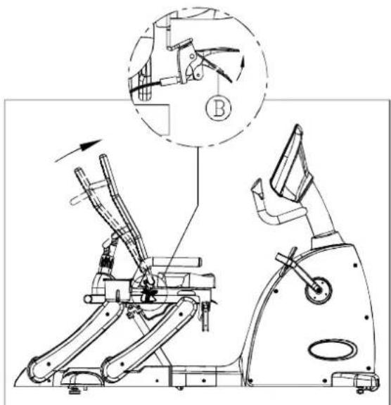 SportsArt C520r - Up/Down Adjustment - 1