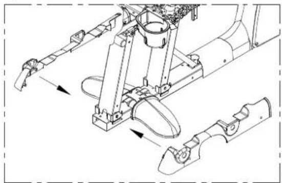 SportsArt C520r - Assembly - Horizontal Covers - 2