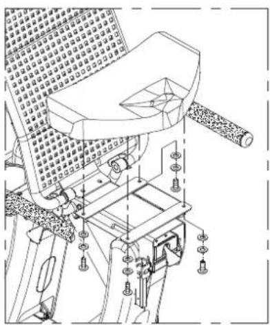 SportsArt C520r - Assembly - Seat Bottom - 2