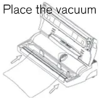 Place the vacuum