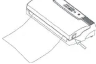 Line drawing of a printer with paper spread (no text or symbols)