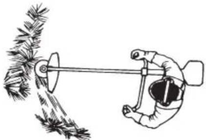 JONSERED CC 2245 - Græsrydning med græsklinge - 3