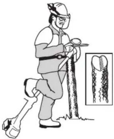 JONSERED CC 2245 - Filning av sågklinga - 2
