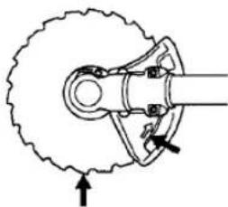 JONSERED CC 2128 - Teränsuojuksenjaraivausteränasennus - 6