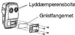 Lyddæmperensbolte Gnistfangernet