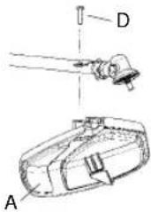 JONSERED BC 2128 - Monteringavtrimmerskyddoch trimmerhuvud - 2