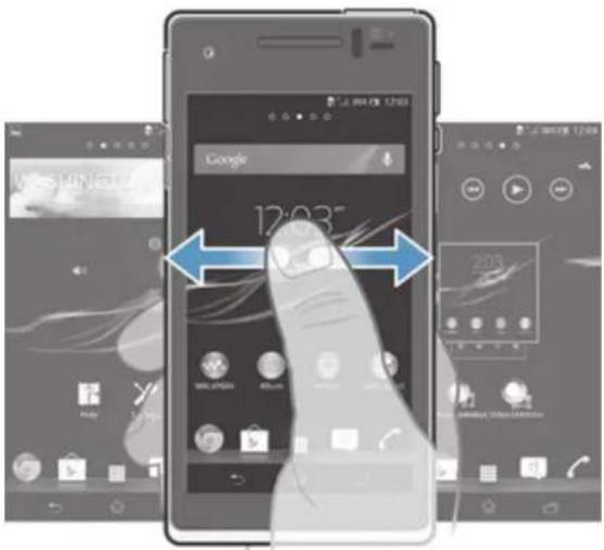 SONY Xperia V (LT25i) - Startskærm - 1