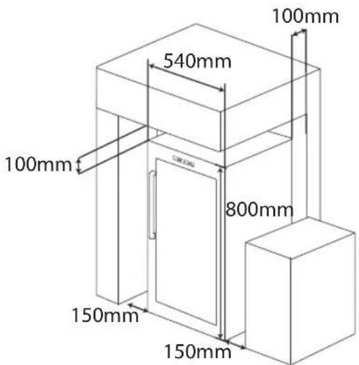 Logik LWC48X15E - Laitteen asentaminen - 1