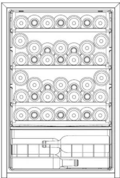 Logik LWC48X15E - Stacking the Wine Bottles - 2