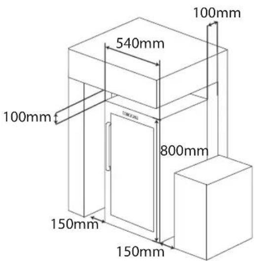 100mm 540mm 100mm 800mm 150mm 150mm 100mm