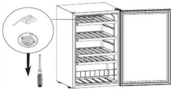 Logik LWC48X15E - Byt ut det inre ljuset - 2
