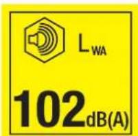 LWA 102dB(A)