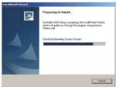 Installation Wizard Preparing to Install... AndHypGGB Setup is preparing the installShield Vload, which will guide you through the program setup process. Please call Checking Operating System Version Cancel