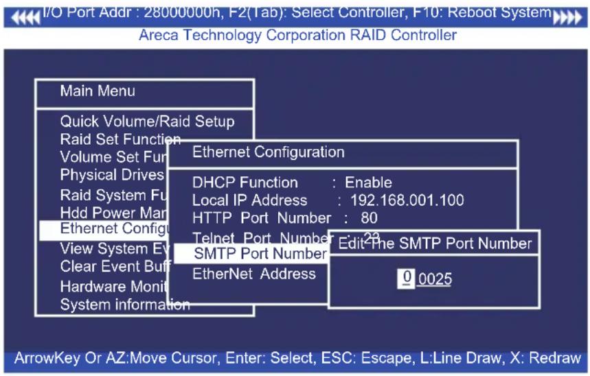 I/O Port Addr : 28000000h, F2(Tab) : Select Controller, F10: Reboot System Areca Technology Corporation RAID Controller Main Menu Quick Volume/Raid Setup Raid Set Function Volume Set Fun Physical Drives Raid System Fun Hdd Power Man Ethernet Configu View System EV Clear Event Buff Hardware Monit Sys…