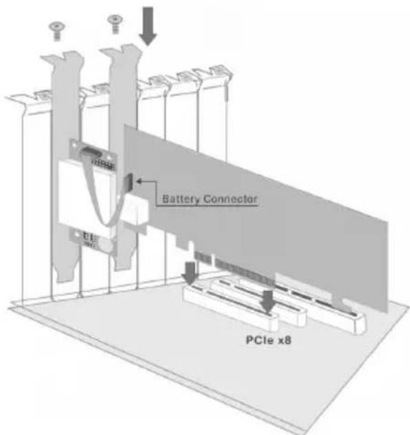 Battery Connector PCIe x8