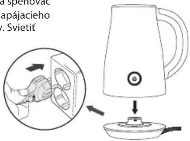 a spěňovac apájacieho v. Svietit'