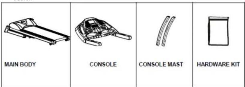 MAIN BODY CONSOLE CONSOLE MAST HARDWARE KIT