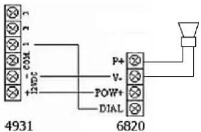 COM +2ADC 4931 P+ V- POW+ DIAL 6820