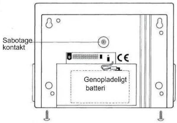 Sabotage kontakt Genopladeligt batteri