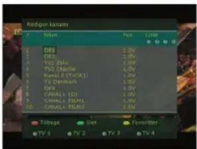 Redger kanali Name Fus Liste 1 ORS 1.0V 2 GPS 2.0V 3 V2 Zin 3.0V 4 TV2 Chille 4.0V 5 Kanal 6 (TVOK1) 2.0V 6 TV Denham 3.0V 7 GPS 4.0V 8 CIRALL+ IOL 5.0V 9 CANALL+ FILM 6.0V 10 CANALL+ FILM 7.0V Tilbage Sier Favoritter TV 1 TV 2 TV 3 TV 4