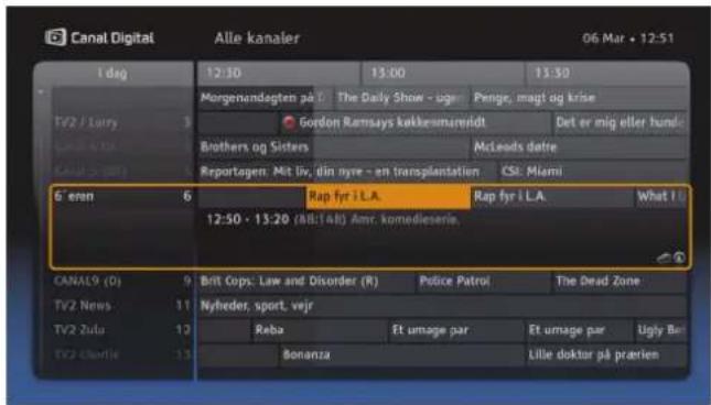 Canal Digital Alle kanaler 06 Mar • 12:51 I dag 12:30 13:00 13:30 Morgenandagten på I The Daily Show - ogur Penge, magt og krise Tv2 / Llury Gordon Rømsays kækkenmureidt Det er mig eller hundel Brothers og Sisters McLeods dætse Reportagen: Mit liv, din nyre - en transplantation CSI: Miami 6' eron 6 Rap fyr i L.A. Rap fyr i L.A. What I 12:50 - 13:20 (88:148) Amr. komedieserie. CANAL9 (D) 9 Brill Copy: Law and Disorder (R) Police Patrol The Dead Zone TV2 News 11 Nyheder, sport, vejr TV2 Zulu 12 Reba Et umage par Et umage par Ugly Bar TV2 claville 13 Bonanza Little doktur på prærien