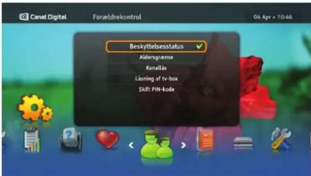 Canal Digital Forældrekontrol 04 Apr • 10:46 Beskyttelsesstatus Aidersgrænse Kanallas Läsning af tv-box Shift PIN-kode
