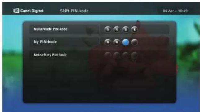 Canal Digital Skift PIN-kode 04 Apr • 10:49 Nuverende PIN-kode Ny PIN-kode Bekraft ny PIN-kode