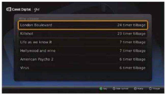 Canal Digital Mine videos London Boulevard 24 timer tilbage Killshot 23 timer tilbage Life as we know it 7 timer tilbage Hollywood and wine 7 timer tilbage American Psycho 2 6 timer tilbage Virus 6 timer tilbage