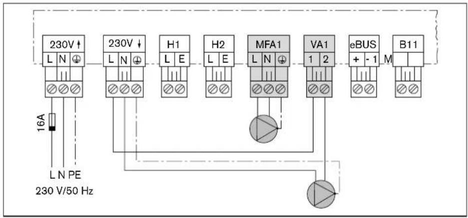 WEISHAUPT WTC 32-A - Styring over MFA1 - 2
