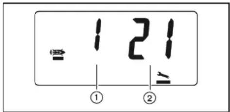 WEISHAUPT WTC 25-A - Fejl vises - 1