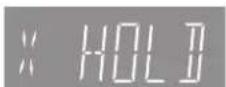 PANASONIC DMR-EX77 - Hold [OK] og [RETURN] inde samtidigt, indtil "X HOLD" vises på apparatets display. - 1