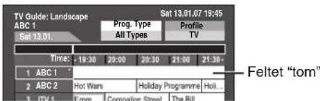 TV Guide: Landscape ABC 1 Sat 13.01. Sat 13.01.07 19:45 Prog. Type Profile All Types TV Time: 19:30 20:00 20:30 21:00 21:30 - 1 ABC 1 2 ABC 2 Hot Wars Holiday Programme Hoil... 3 JTV 1 Emm Convolution Street The Bill Feltet "tom"