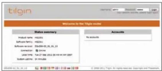 Tilgin HG2301 (Waoo) - Trådlose netværksindstillinger - 2