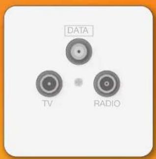 CISCO EPC3925 (Canal Digital) - Udvidet antennestik-dåse med data-udtag - 1