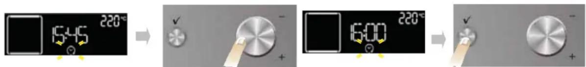 15:45 220° 16:00 220°