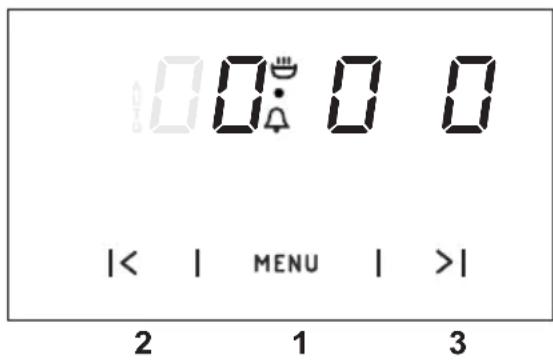 0000 |< | MENU | >| 2 1 3