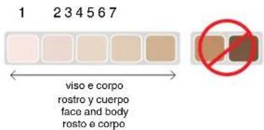 1 234567 viso e corpo rostro y cuerpo face and body rostro e corpo