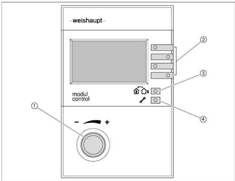 -weishaupt modul control ① ② ③ ④ - +