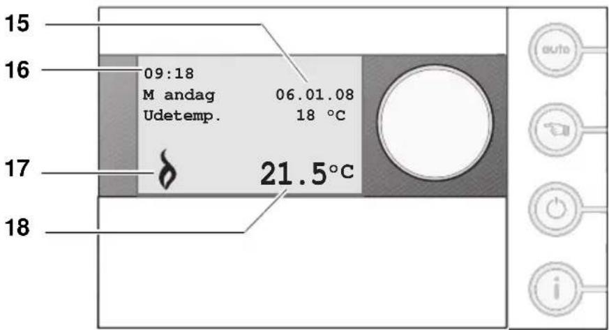15 16 09:18 M andag 06.01.08 Udetemp. 18 °C 17 21.5°C 18