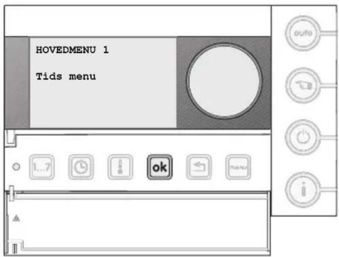 HOVEDMENU 1 Tids menu
