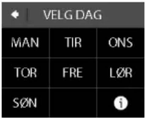 VELG DAG MAN TIR ONS TOR FRE L∅R S∅N i