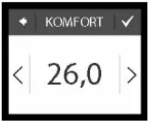 Devi Reg Touch - Angi komfort- og økonomitemperaturer - 3