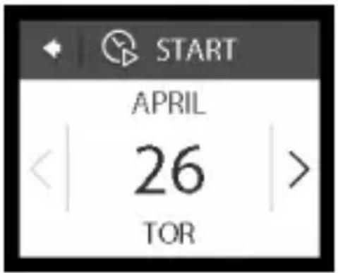 START APRIL 26 TOR