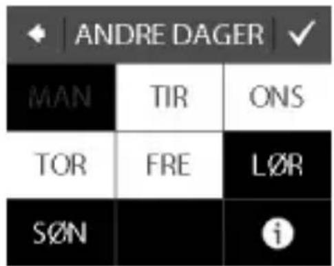 ANDRE DAGER MAN TIR ONS TOR FRE L∅R S∅N i