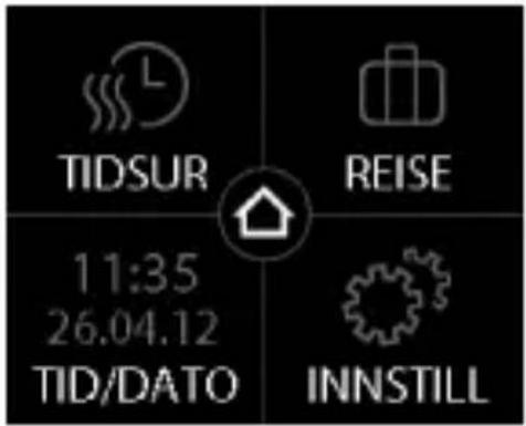 TIDSUR 11:35 26.04.12 TID/DATO REISE INNSTILL
