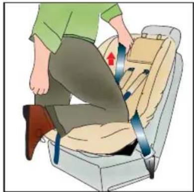 Britax-Römer Two-Way Elite - Feste av Two-Way Elite i bilens 3-punkts belte 9-25 kg - 5