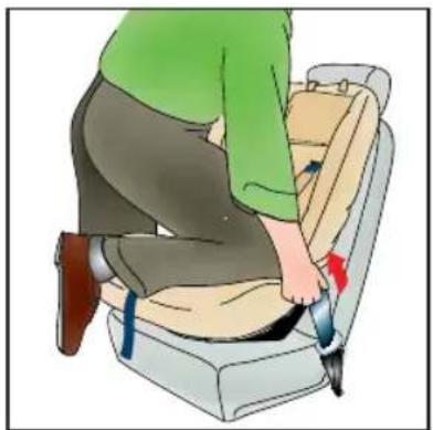 Britax-Römer Two-Way Elite - Fastsättning av Two-Way Elite i bilens 3-punktsbälte 9-25 kg - 5